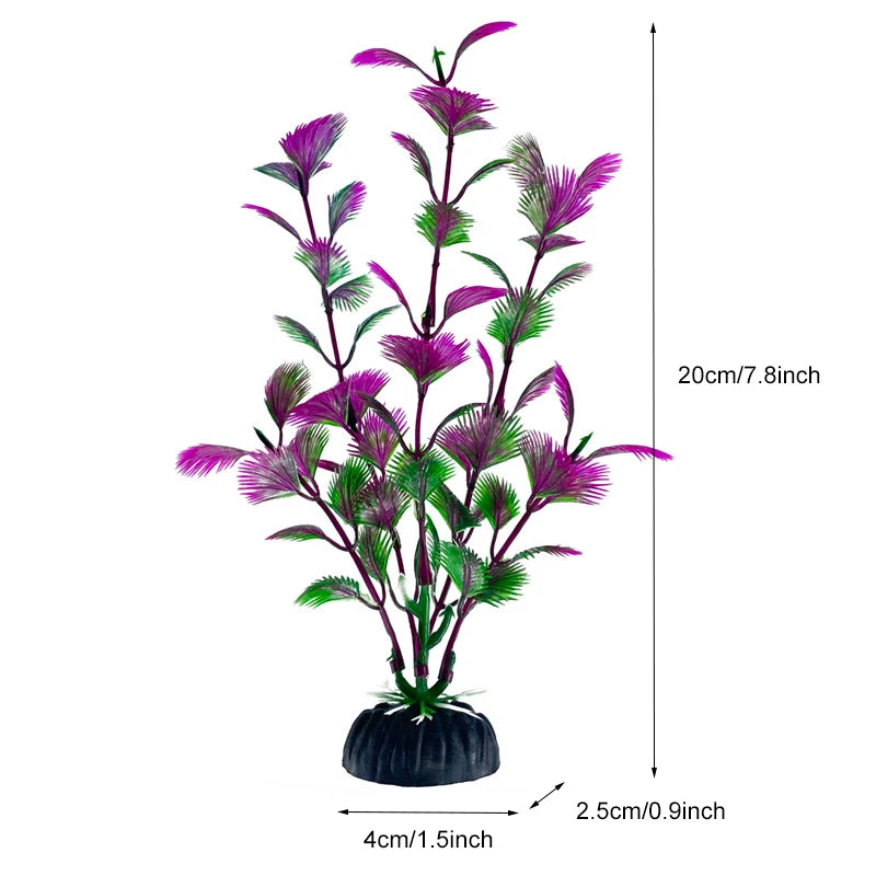 Artificial Aquarium Decoration Plant Plastic Water Grass