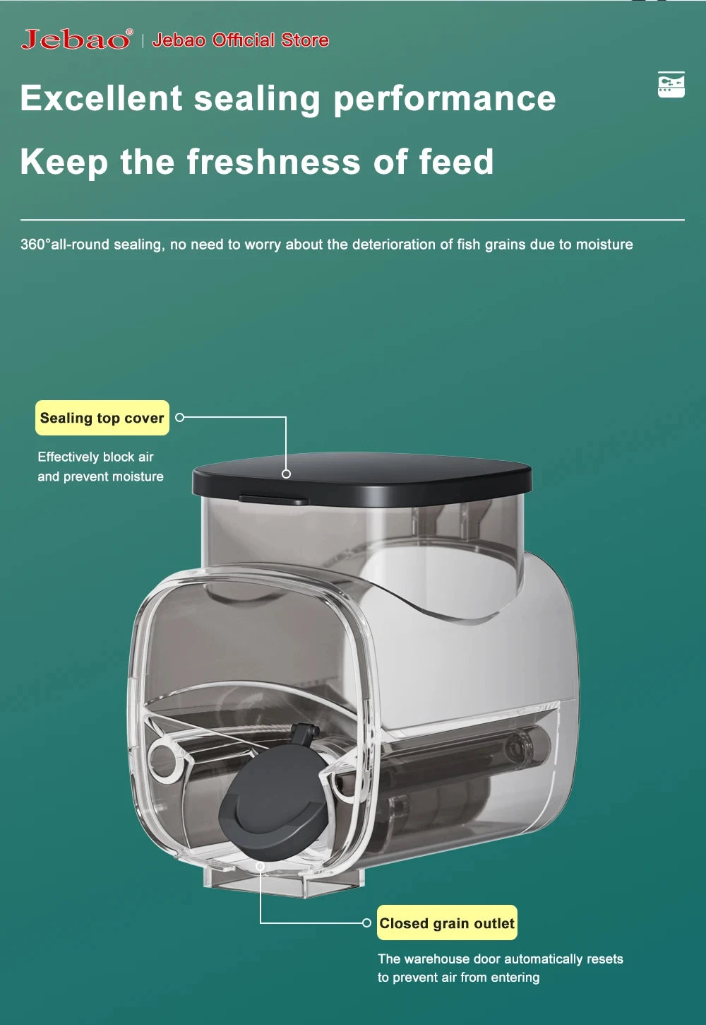 Smart Aquarium Feeder – Automatic Digital WiFi Remote Fish Feeder