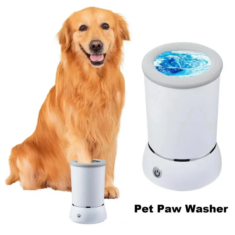 Electric Pet Paw Cleaner Cup – Automatic, Portable & Quiet Foot Washer for Dogs & Cats