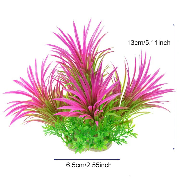 Artificial Aquarium Decoration Plant Plastic Water Grass