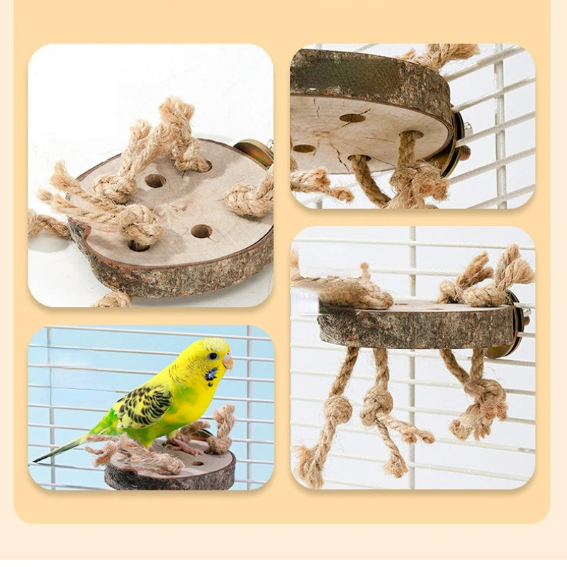 Natural Wood Bird Chew Toy