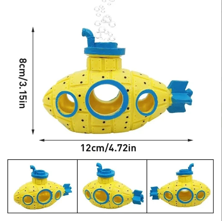 Resin Submarine Cave – Fish & Shrimp Shelter Aquarium Decoration
