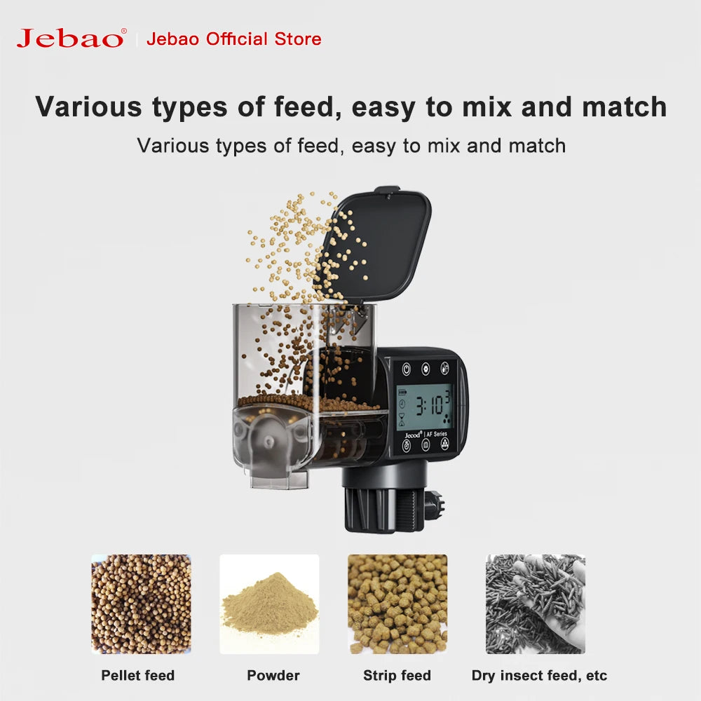 Smart Aquarium Feeder – Automatic Digital WiFi Remote Fish Feeder
