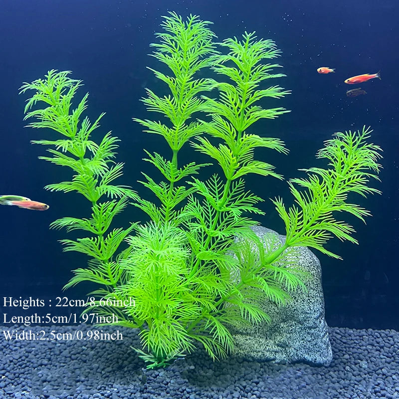 Artificial Aquarium Decoration Plant Plastic Water Grass
