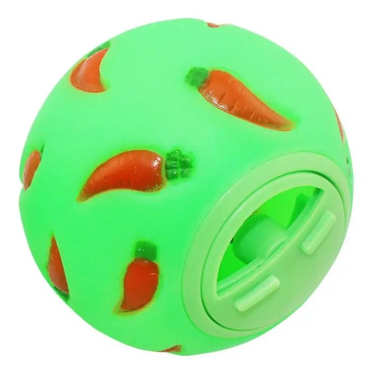 Rabbit Treat Ball – Interactive Slow Feeder Toy for Bunnies, Hamsters & Ferrets - The Best For Pets