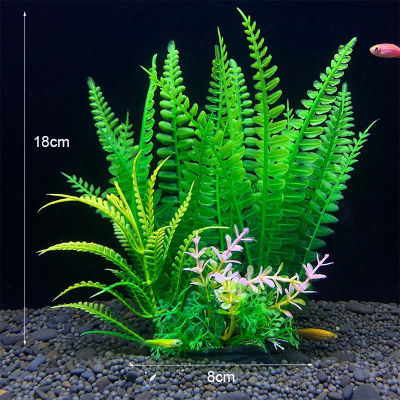 Artificial Aquarium Decoration Plant Plastic Water Grass
