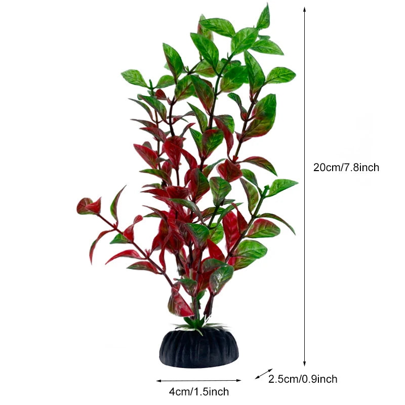 Artificial Aquarium Decoration Plant Plastic Water Grass