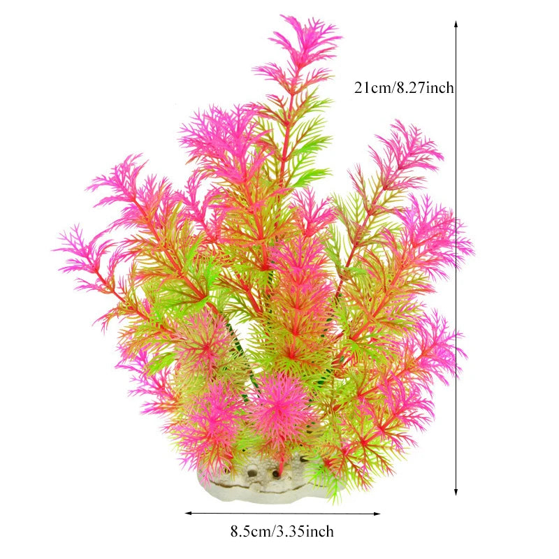 Artificial Aquarium Decoration Plant Plastic Water Grass