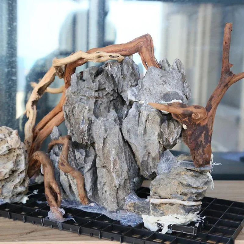 Natural Driftwood Roots – Small Aquarium Decoration & Habitat Ornament