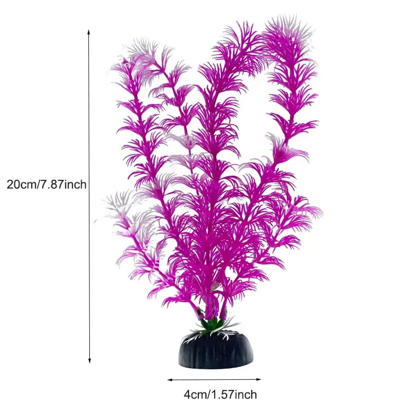 Artificial Aquarium Decoration Plant Plastic Water Grass