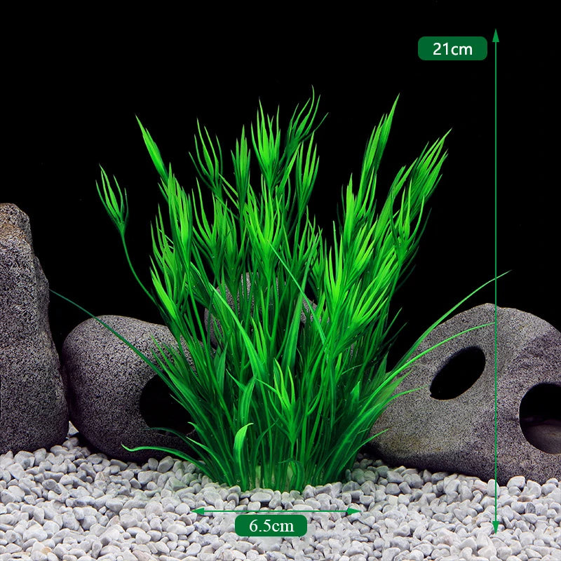 Artificial Aquarium Decoration Plant Plastic Water Grass