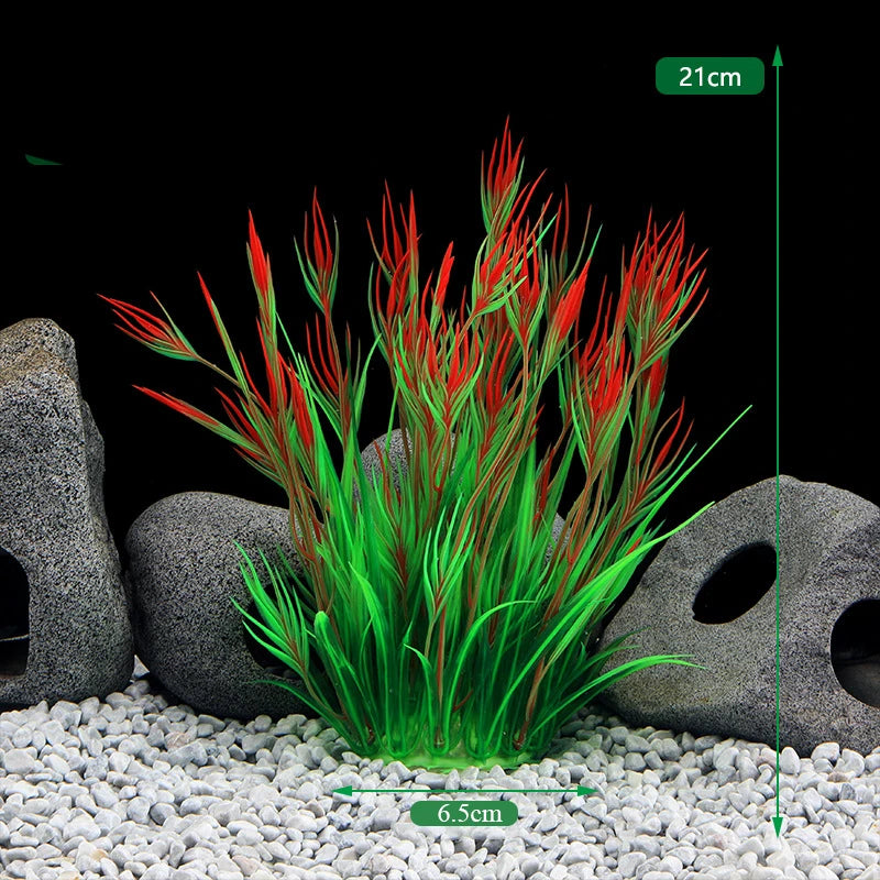 Artificial Aquarium Decoration Plant Plastic Water Grass