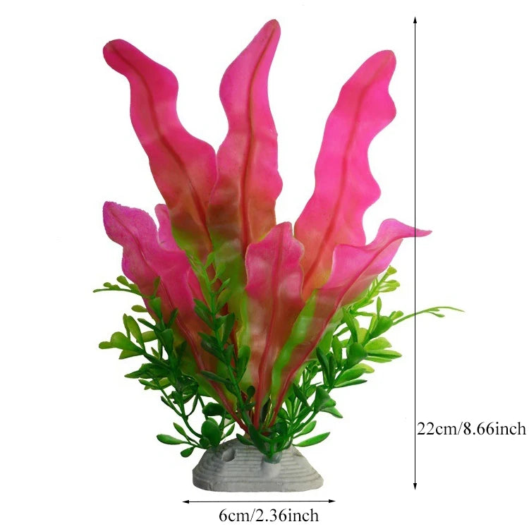 Artificial Aquarium Decoration Plant Plastic Water Grass