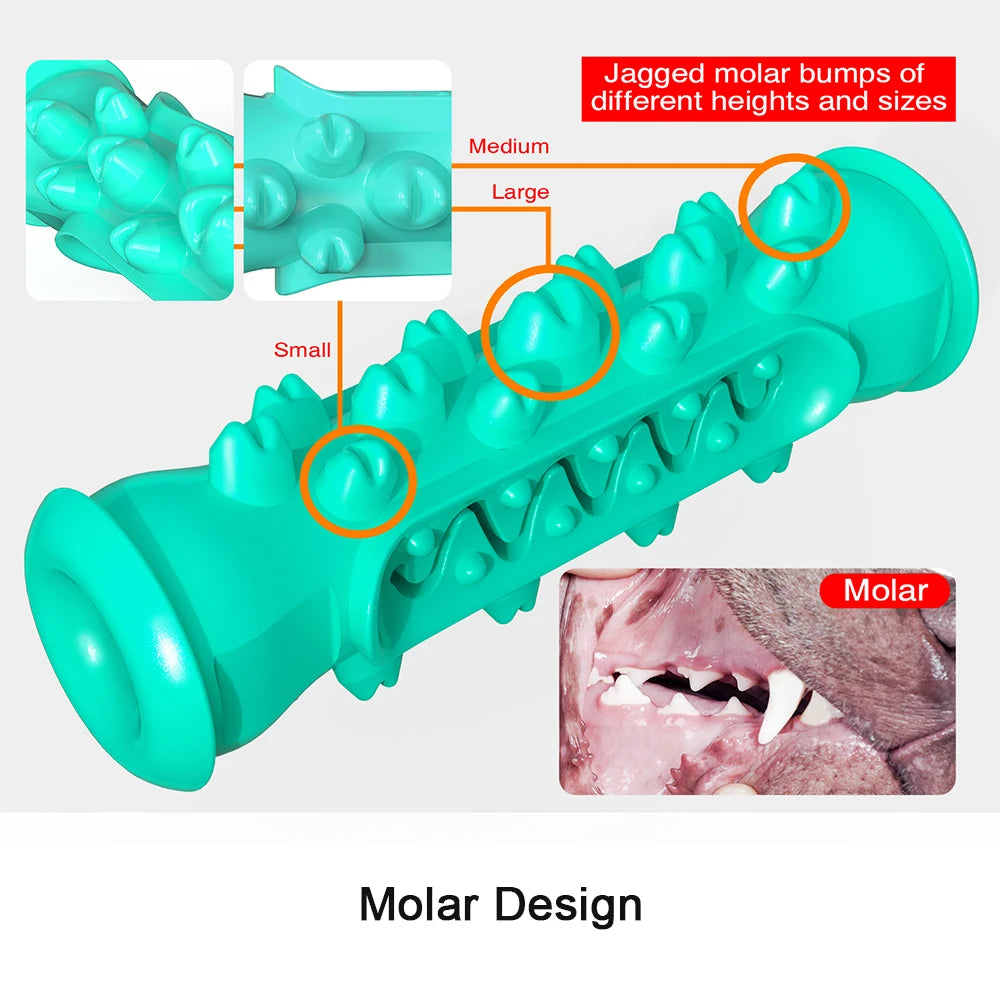 Large Dog Toothbrush Chew Toys Safe Bite Resistant Puppy Dental Care Pet Cleaning Toy For Golden Retriever Pug Treat Dispenser
