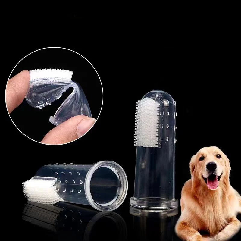 Pet Finger Toothbrush – Soft Tartar Remover for Dogs & Cats