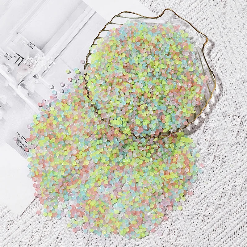 1000pcs Glow Sand – Luminous Pebbles for Aquariums