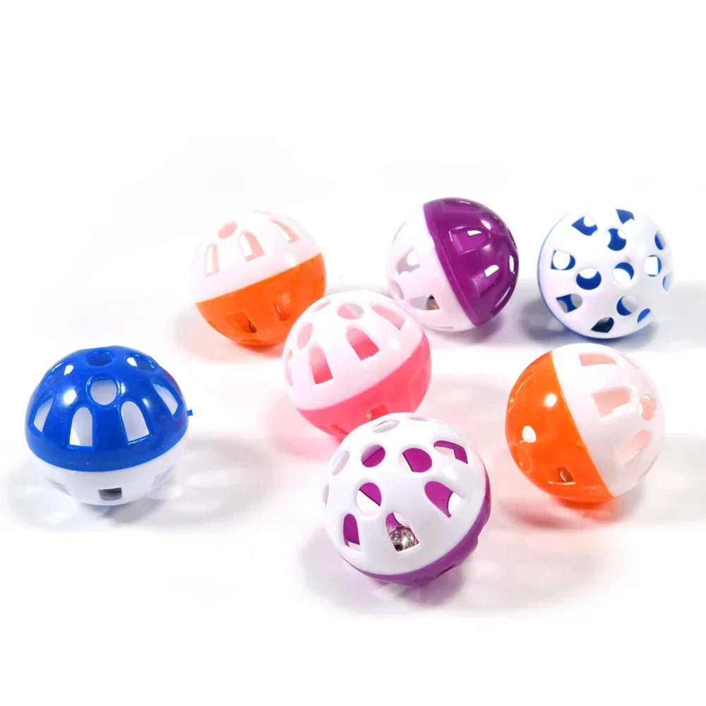 10Pcs Bird Bell Balls – Colourful Rolling Toys