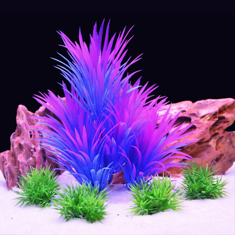 Artificial Aquarium Decoration Plant Plastic Water Grass