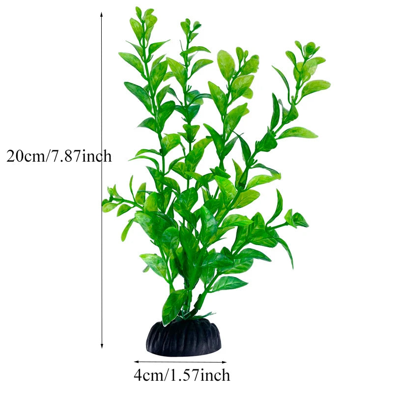 Artificial Aquarium Decoration Plant Plastic Water Grass