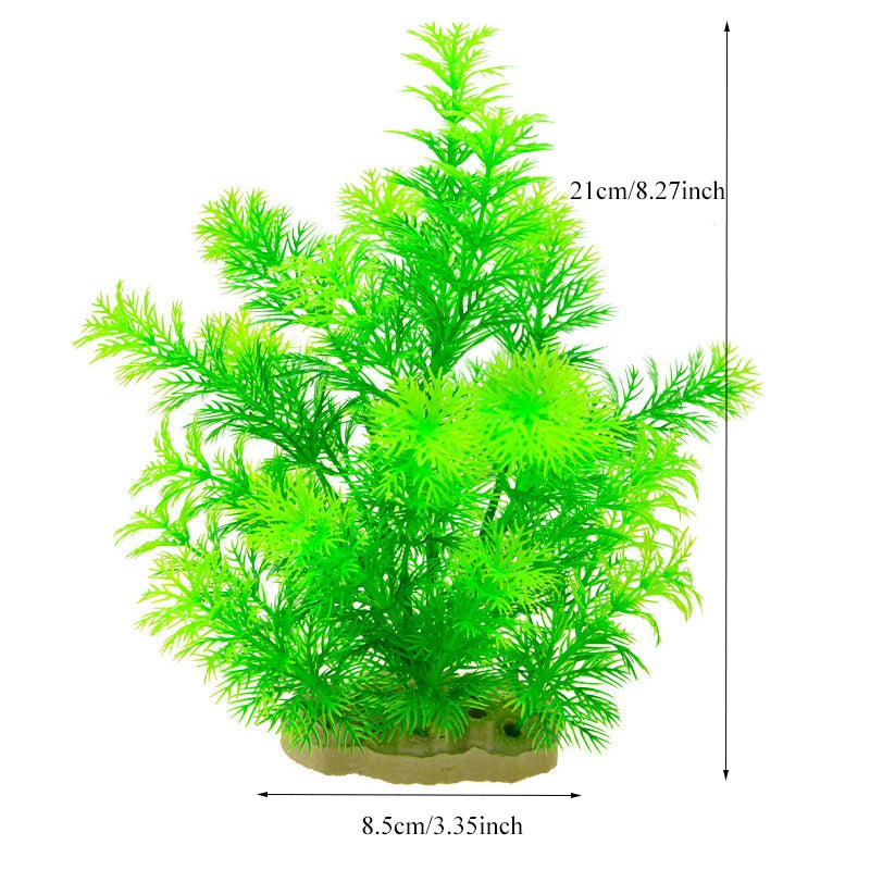 Artificial Aquarium Decoration Plant Plastic Water Grass