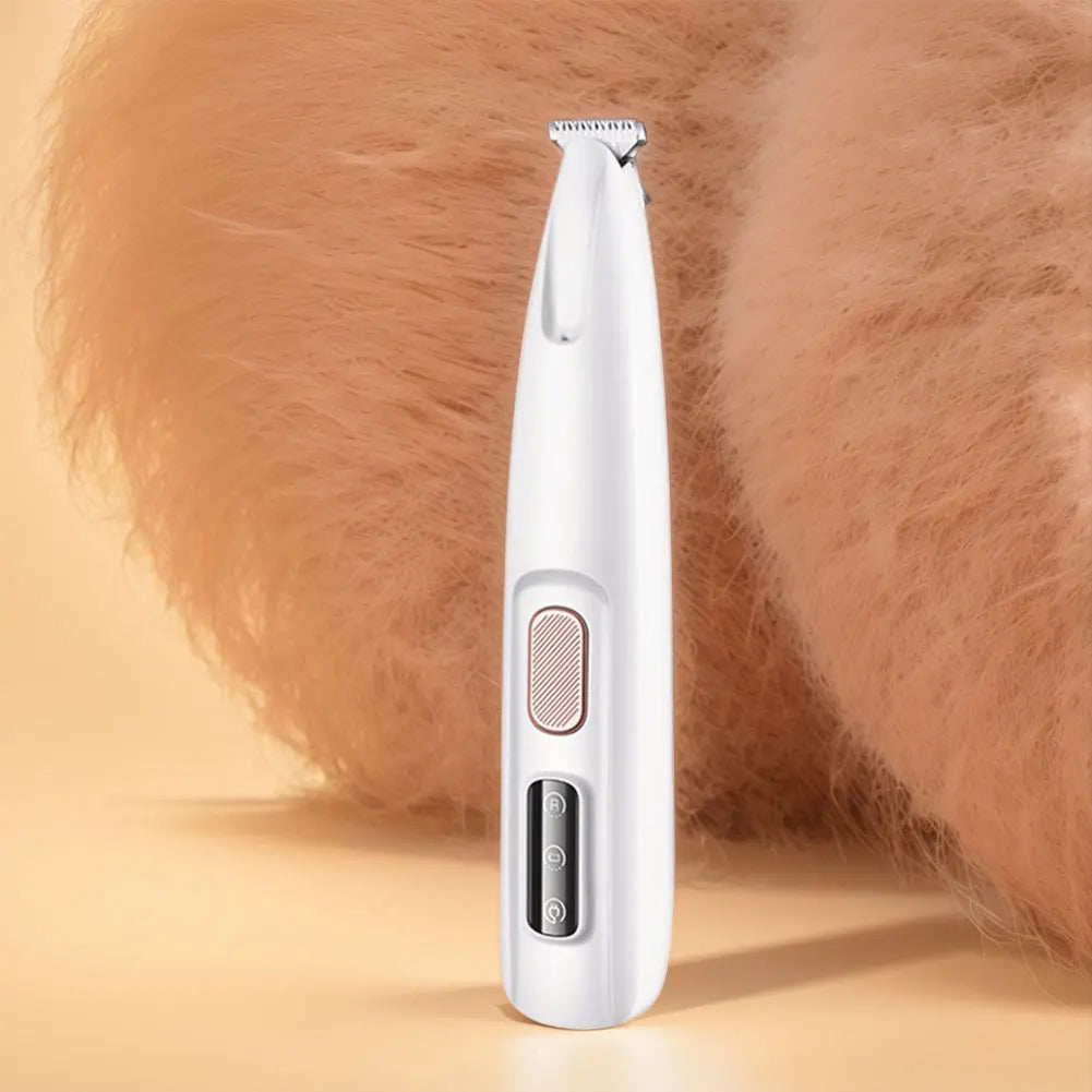 LED Grooming Clippers for Pets – 18mm Blade for Paws, Ears & Face