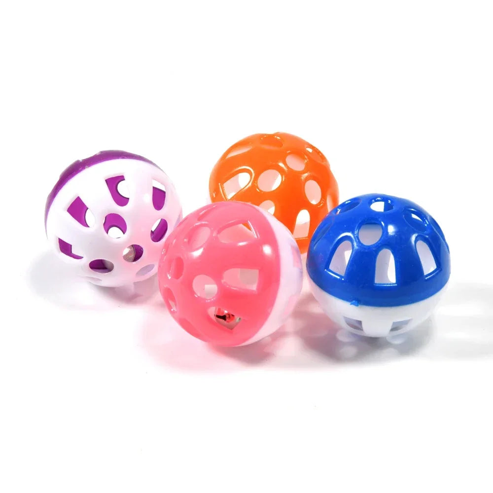 10Pcs Bird Bell Balls – Colourful Rolling Toys