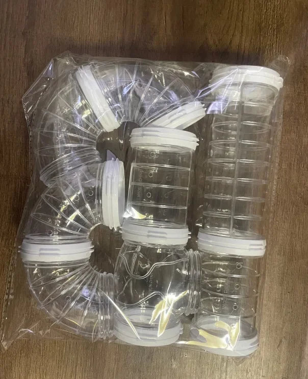 DIY Hamster Tunnel Maze – External Cage Tubes & U-Pipe Set