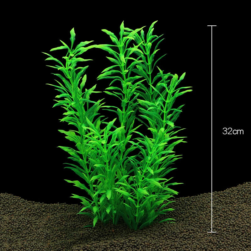 Artificial Aquarium Decoration Plant Plastic Water Grass