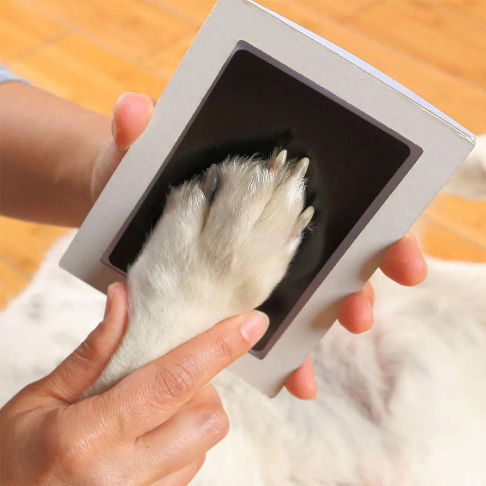 Paw Print Ink Pad Kit – Safe, Non-Toxic Inkless Pad for Pet & Baby Keepsake Prints