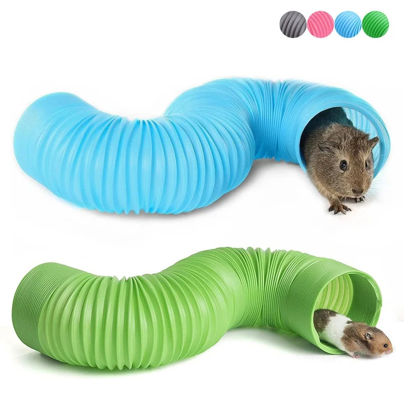 Telescopic Pet Tunnel – 100cm Play Tube for Hamsters, Ferrets & Small Pets