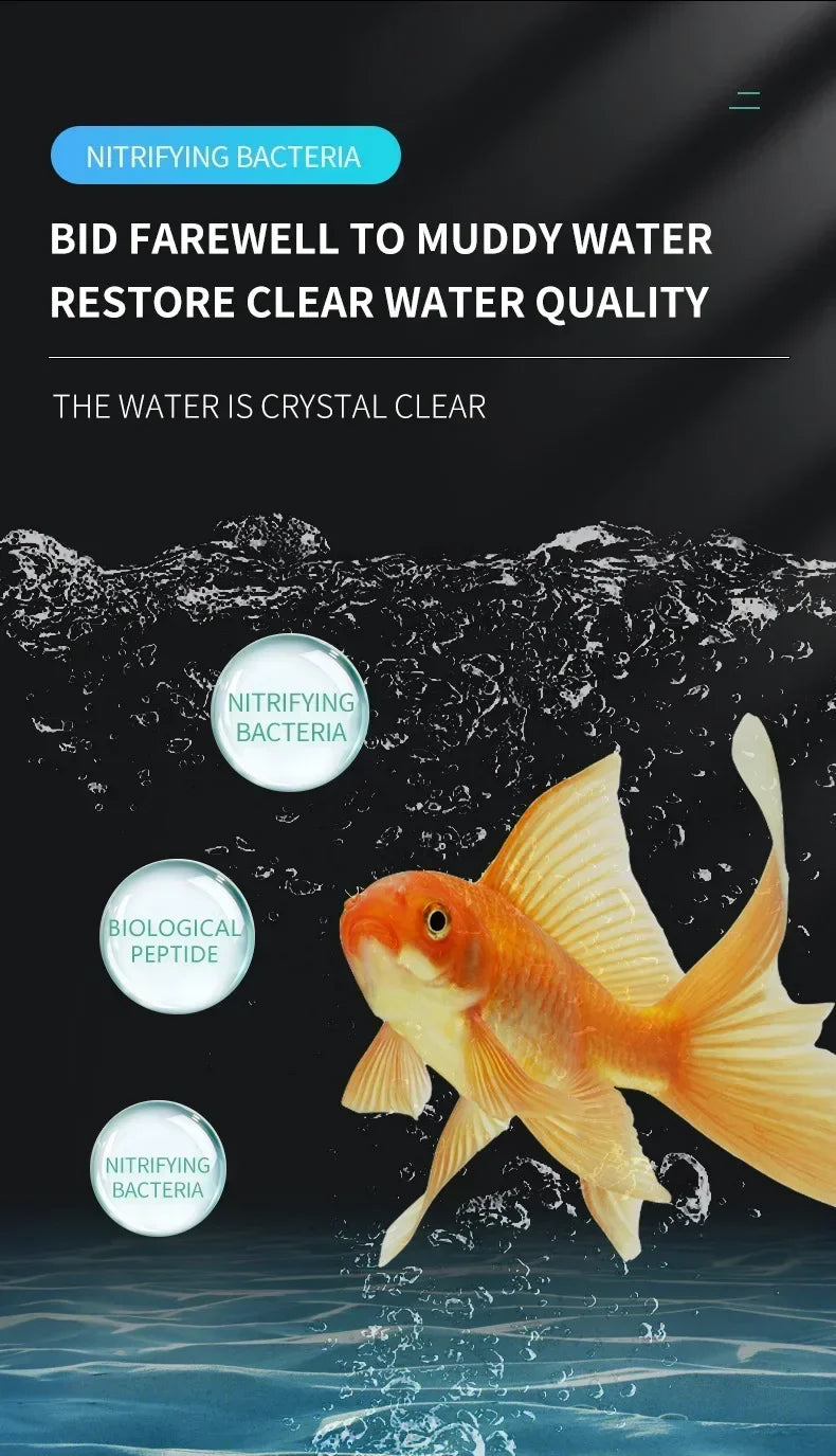 Nitrifying Bacteria Liquid – Aquarium Water Purifier & Treatment Solution