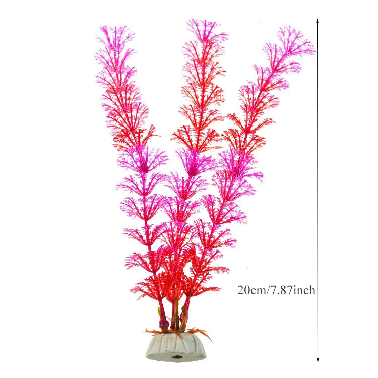 Artificial Aquarium Decoration Plant Plastic Water Grass
