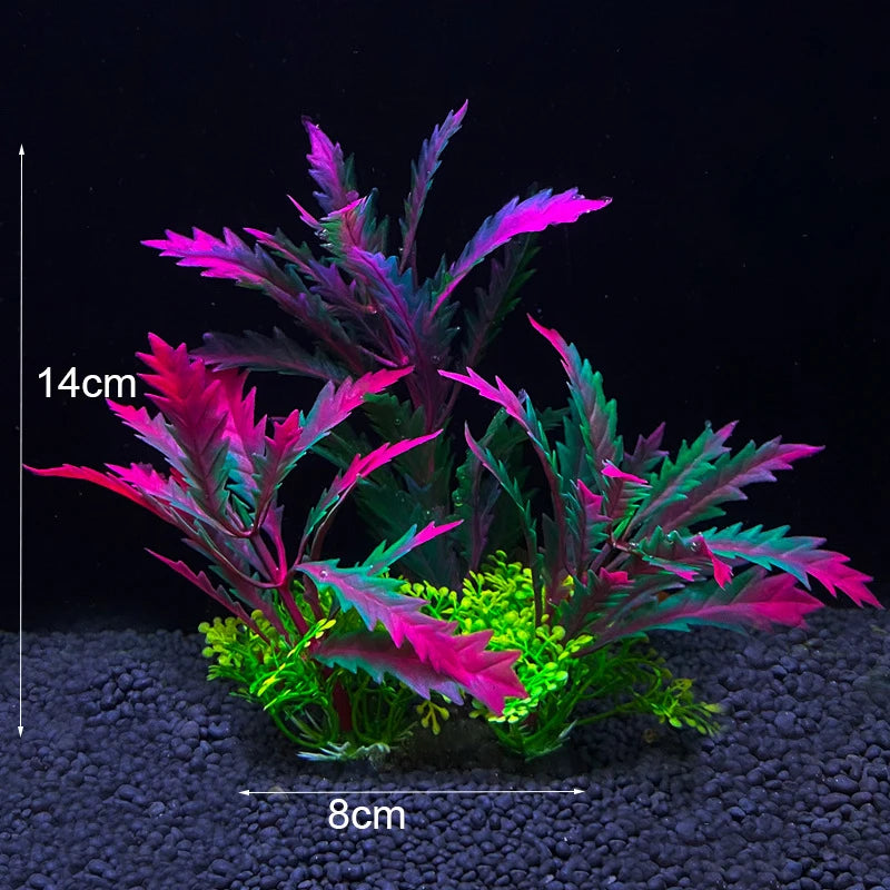 Artificial Aquarium Decoration Plant Plastic Water Grass