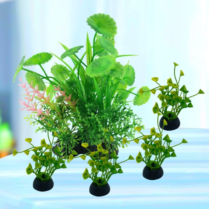 Artificial Water Grass – Plastic Aquarium Plant Decoration Ornaments