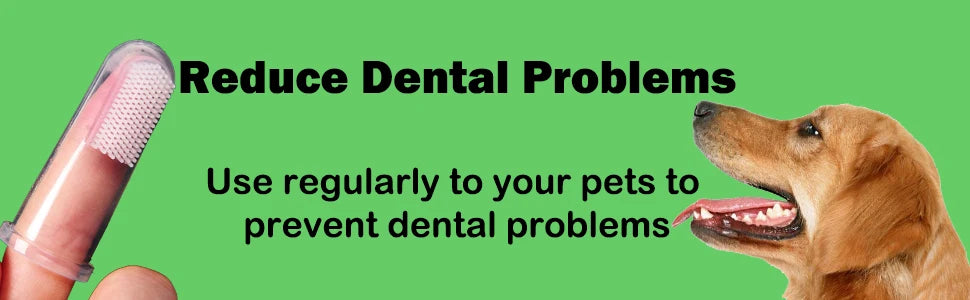 Pet Finger Toothbrush – Soft Tartar Remover for Dogs & Cats