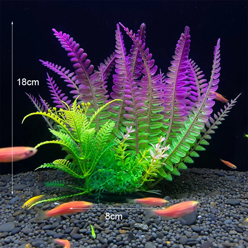 Artificial Aquarium Decoration Plant Plastic Water Grass