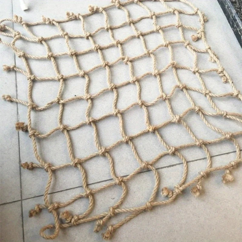40×40cm Parrot Climbing Net – Hanging Rope Swing & Chew Toy with Hooks