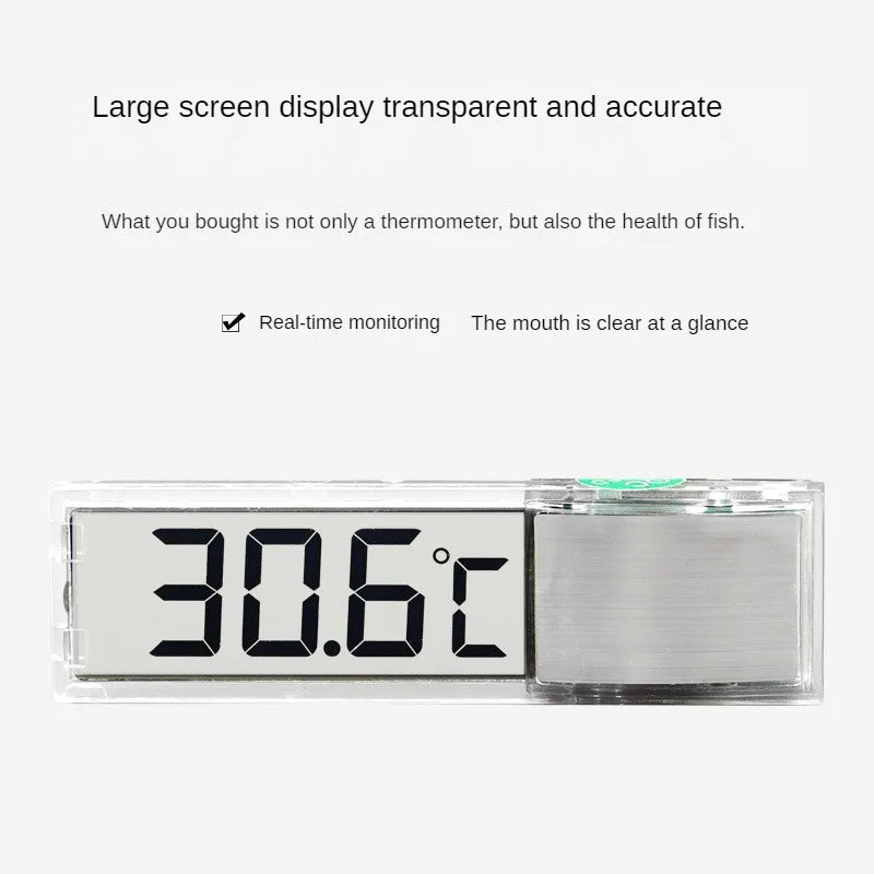 LCD Digital Aquarium Thermometer – Accurate Fish Tank Temperature Meter