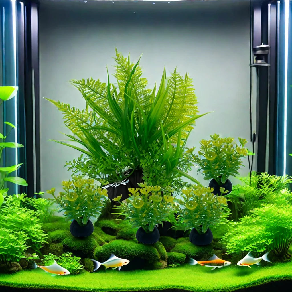 Artificial Water Grass – Plastic Aquarium Plant Decoration Ornaments