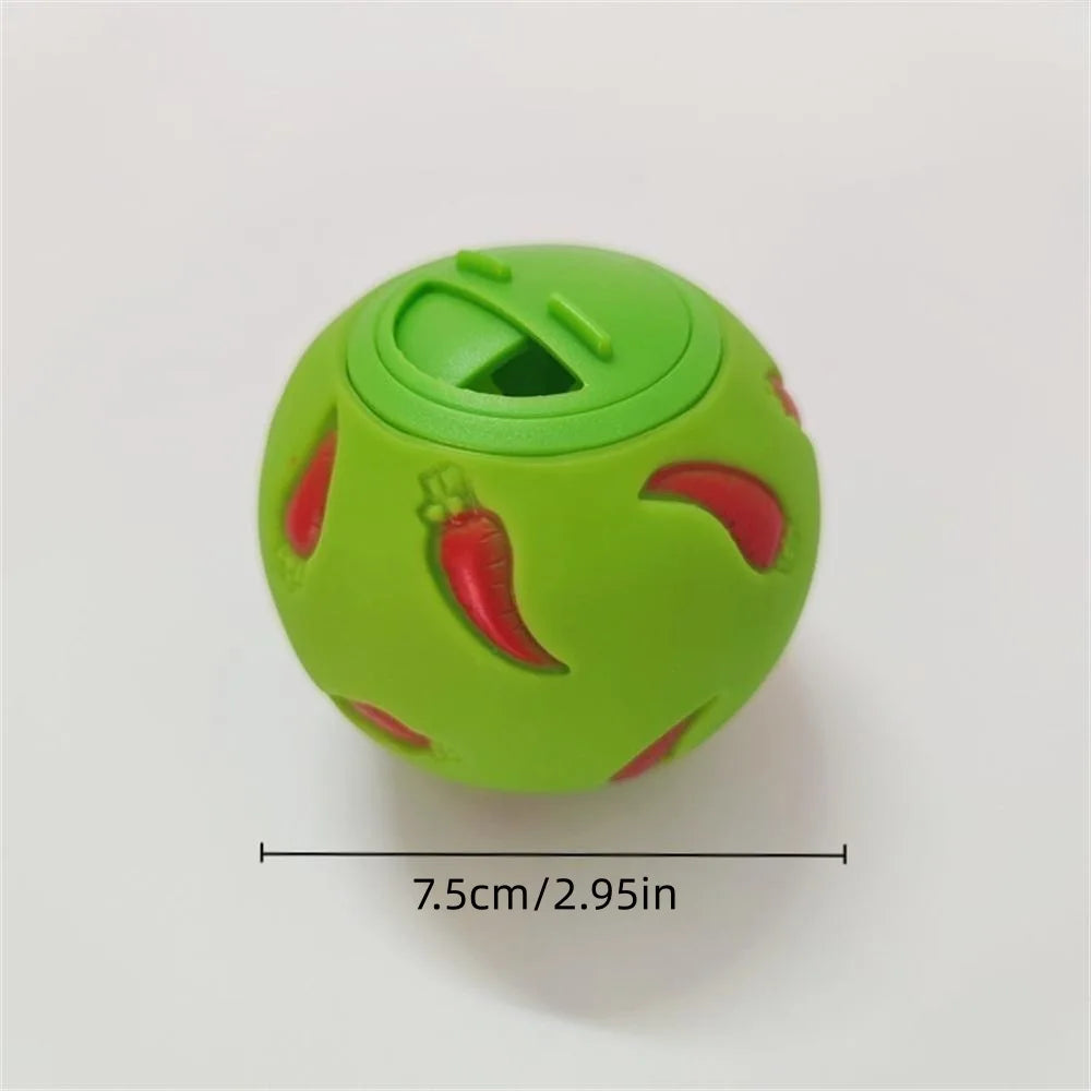 Rabbit Treat Ball – Interactive Slow Feeder Toy for Bunnies, Hamsters & Ferrets