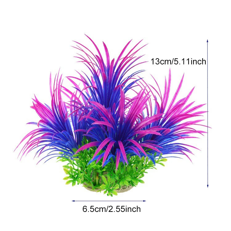 Artificial Aquarium Decoration Plant Plastic Water Grass
