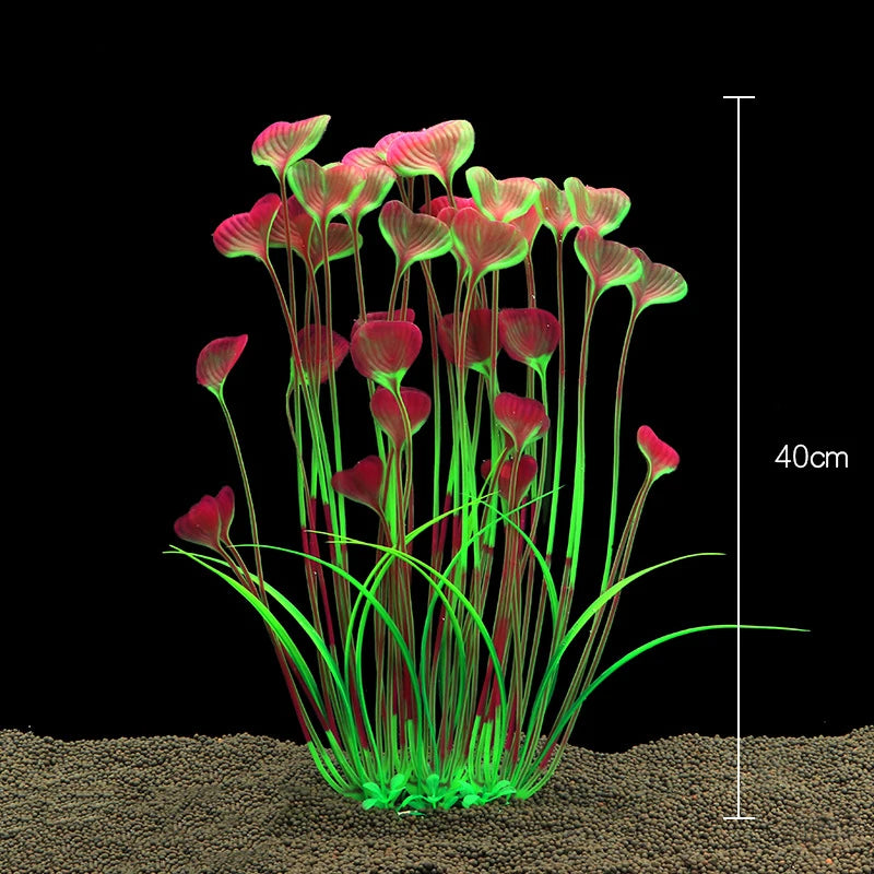 Artificial Aquarium Decoration Plant Plastic Water Grass