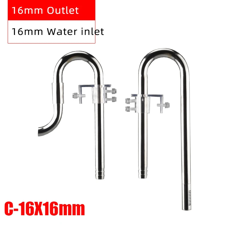Aquarium Filter Stainless Steel External Filter Accessories Inlet and Outlet Water Remove Oil Film Lily Tube Aquarium filter