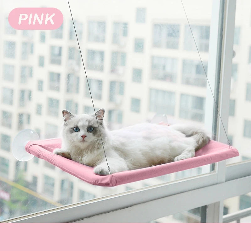 Hanging Cat Hammock Bed – Window Seat Perch for Cats & Kittens, Holds Up to 20kg