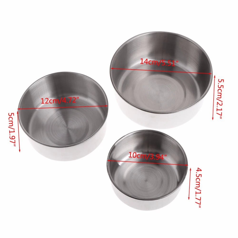 1Pc Stainless Steel Parrot Feeding Cups – Clamp Holder Food & Water Bowls for Birds