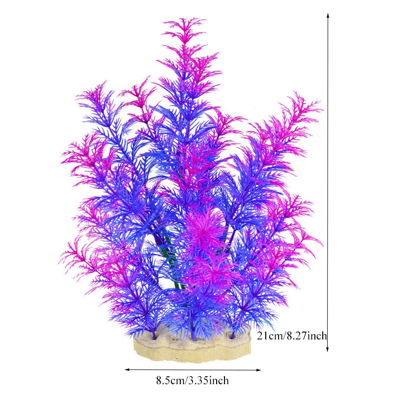 Artificial Aquarium Decoration Plant Plastic Water Grass