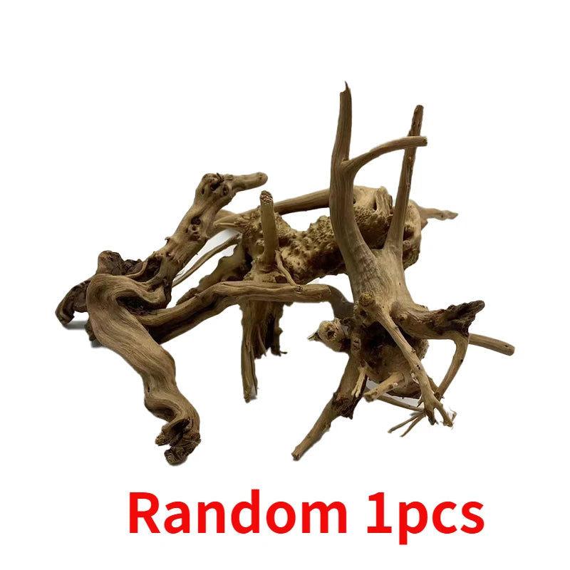 Natural Driftwood Tree Trunk – Aquarium Plant & Fish Tank Decoration