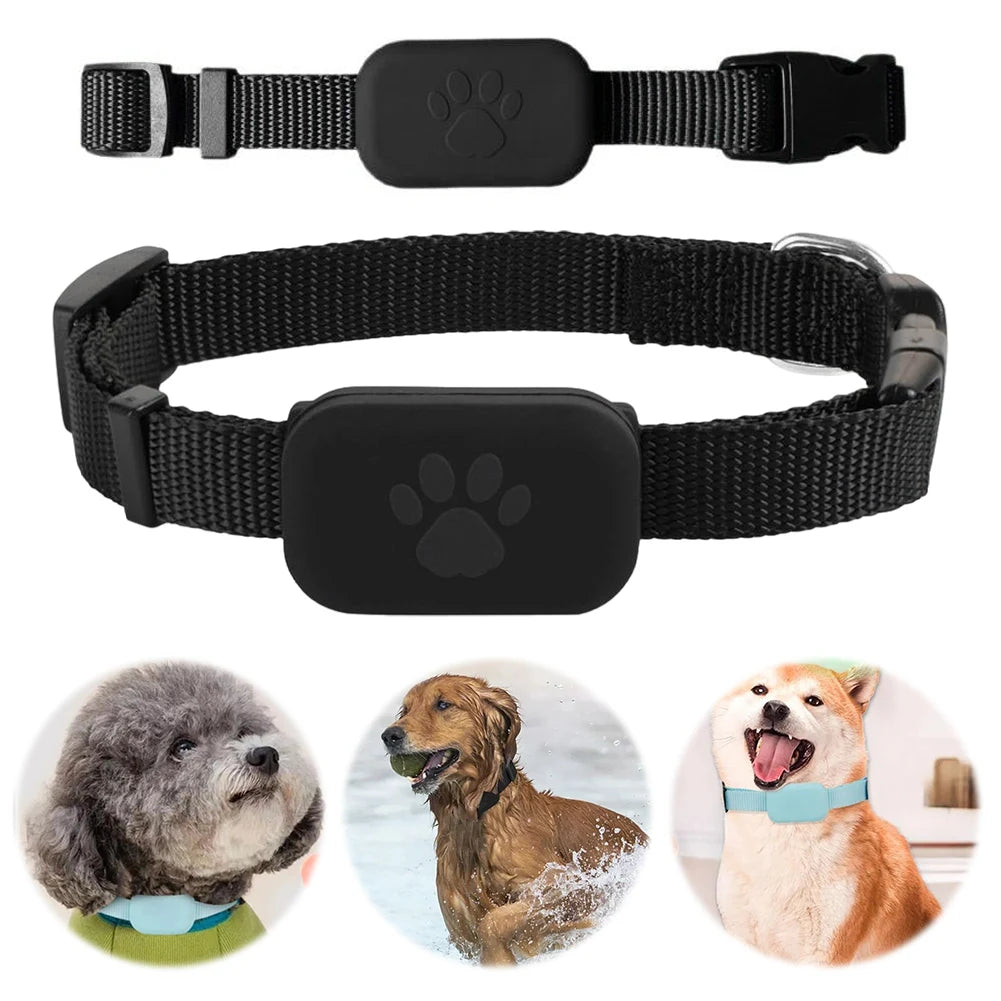 GPS Pet Tracker for Dogs & Cats – Smart Collar with Real-Time Location Tracking