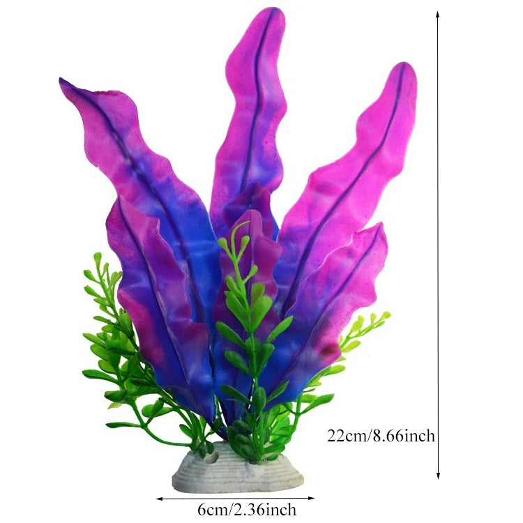 Artificial Aquarium Decoration Plant Plastic Water Grass