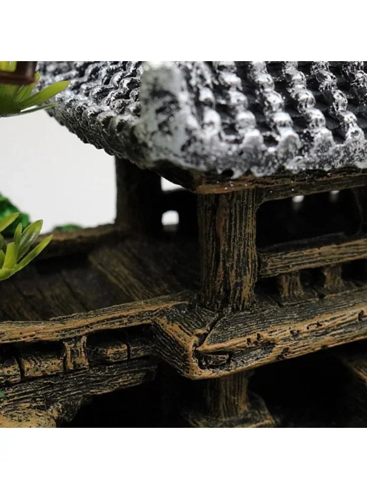 Resin House Ornament – Decoration for Aquarium Landscape